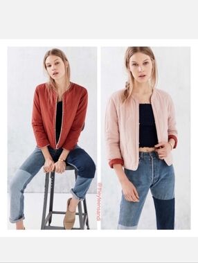 Urban Outfitters Quilted Reversible Jacket